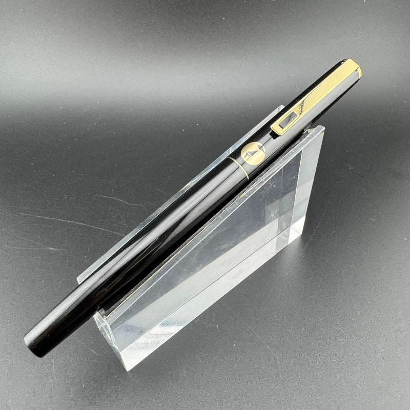 Sailor High Ace Black Lacquered Fountain Pen Medium F-4 Steel Nib