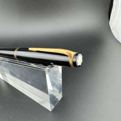 Montblanc No. 22 Black Resin Fountain Pen 14C Gold Extra-Fine Nib Serviced