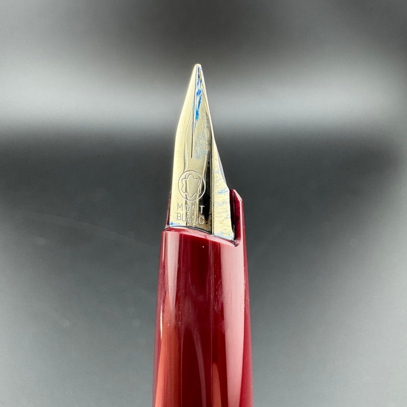 Montblanc No. 310 Burgundy Cartridge Filler Fountain Pen Steel Fine Nib