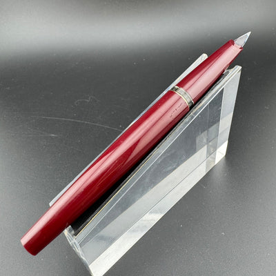 Montblanc No. 310 Burgundy Cartridge Filler Fountain Pen Steel Fine Nib