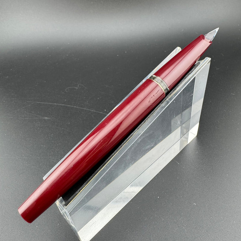 Montblanc No. 310 Burgundy Cartridge Filler Fountain Pen Steel Fine Nib
