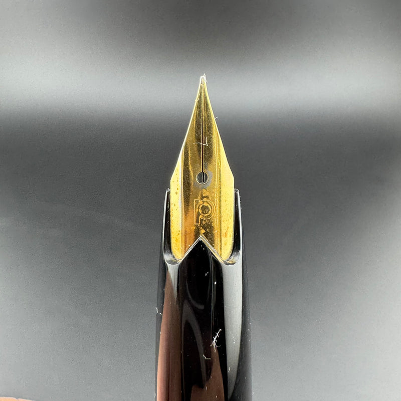 Platinum Black Resin Pocket Fountain Pen GP Steel Fine Nib