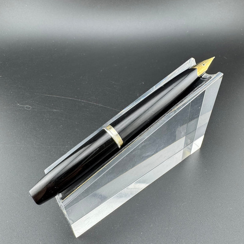 Platinum Black Resin Pocket Fountain Pen GP Steel Fine Nib