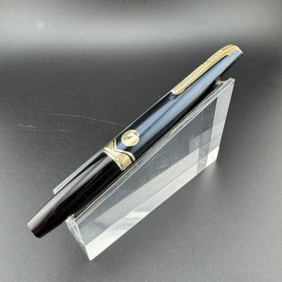 Platinum Black Resin Pocket Fountain Pen GP Steel Fine Nib