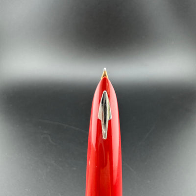 Parker 61 Mk III Red Resin Fountain Pen 14K Extra-Fine Nib