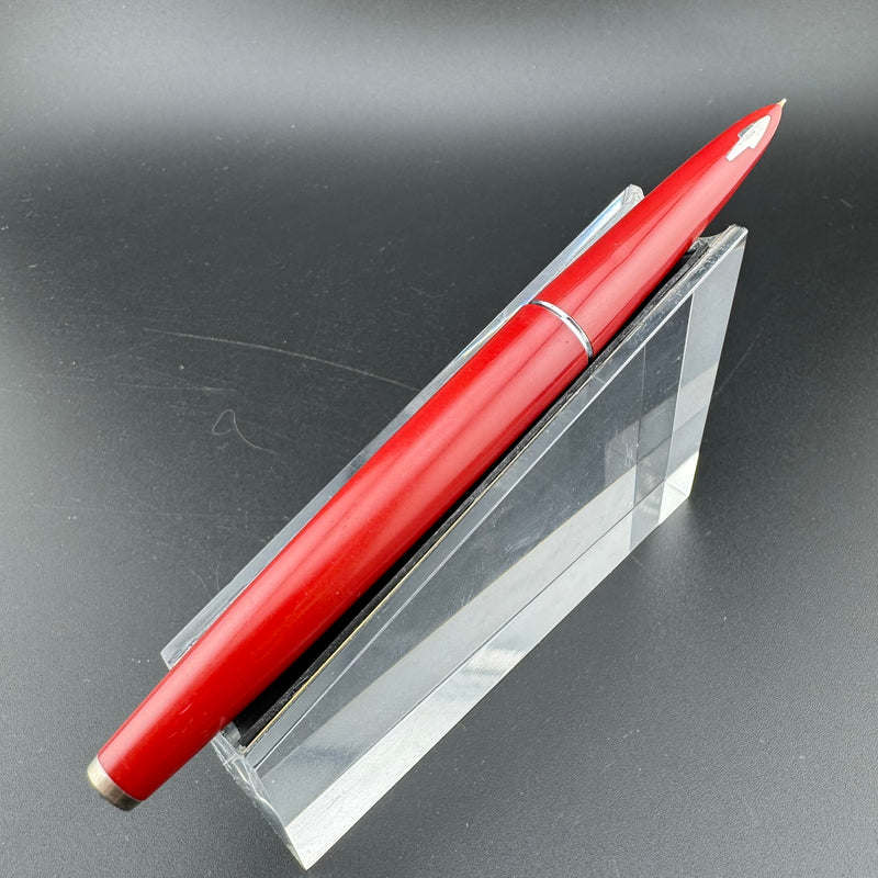 Parker 61 Mk III Red Resin Fountain Pen 14K Extra-Fine Nib