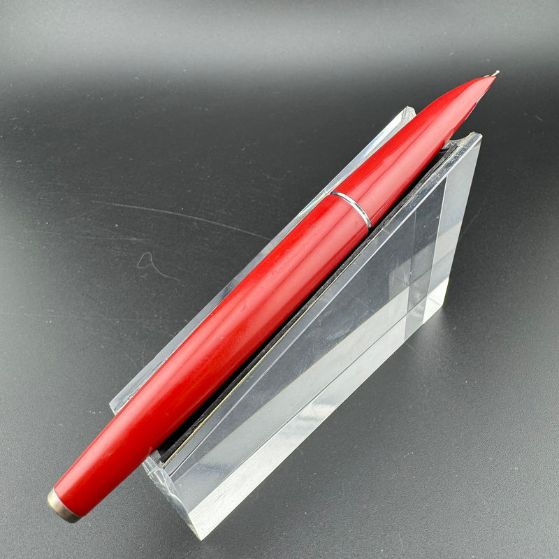 Parker 61 Mk III Red Resin Fountain Pen 14K Extra-Fine Nib