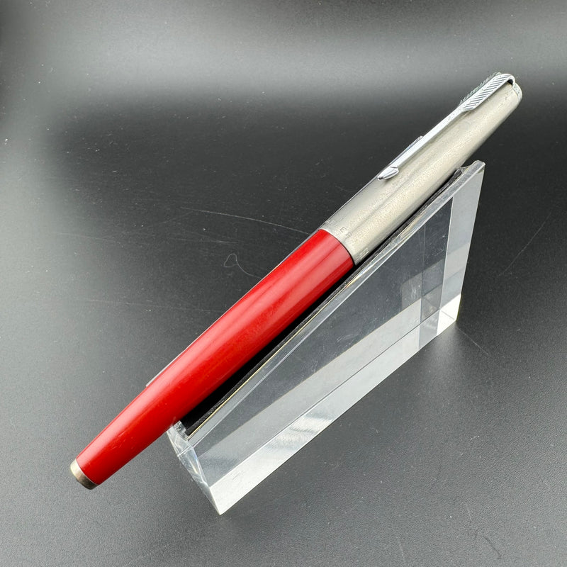 Parker 61 Mk III Red Resin Fountain Pen 14K Extra-Fine Nib