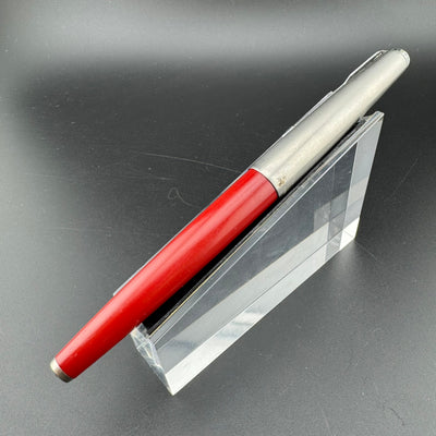 Parker 61 Mk III Red Resin Fountain Pen 14K Extra-Fine Nib
