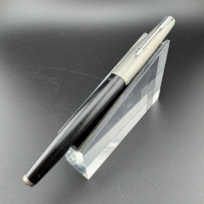 Parker 61 Mk III Black Resin Fountain Pen 14K Gold Fine Nib