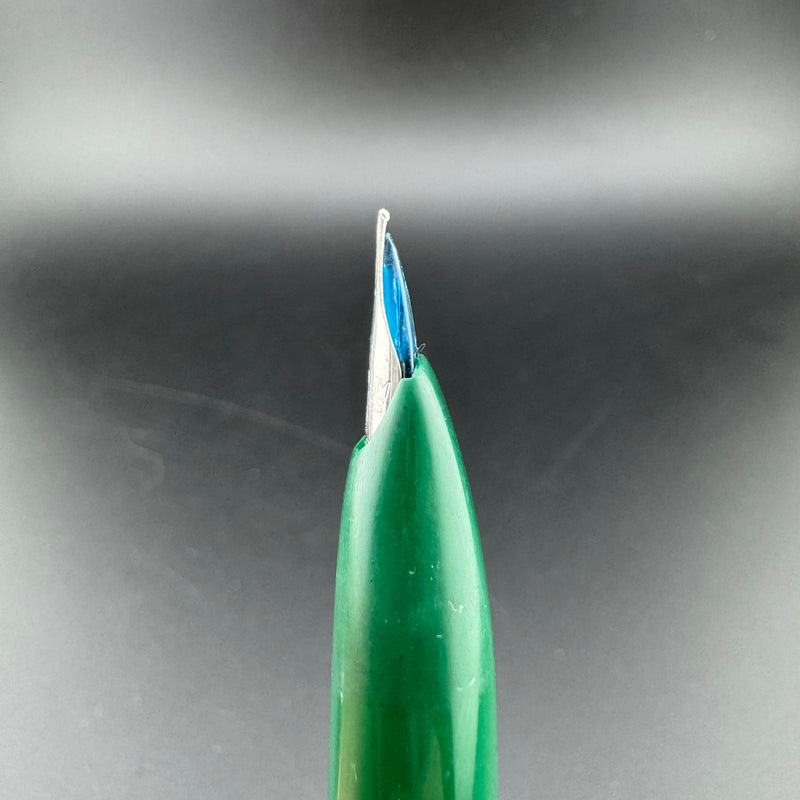 Platinum Honest 60 Green Resin Fountain Pen 10-Year Iridium Fine Nib