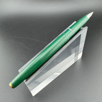 Platinum Honest 60 Green Resin Fountain Pen 10-Year Iridium Fine Nib