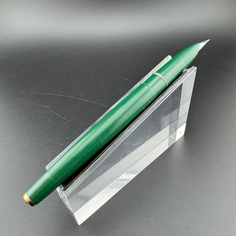 Platinum Honest 60 Green Resin Fountain Pen 10-Year Iridium Fine Nib