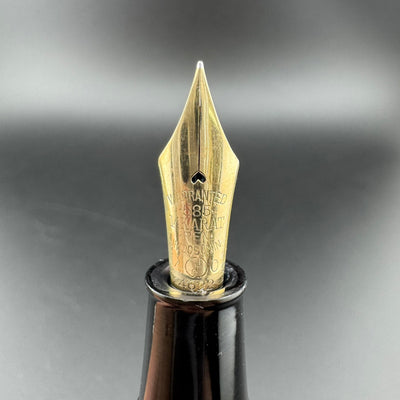 Willow Ebonite Eyedropper Fountain Pen 14K Gold G.K. #40 Extra-Fine Nib Serviced