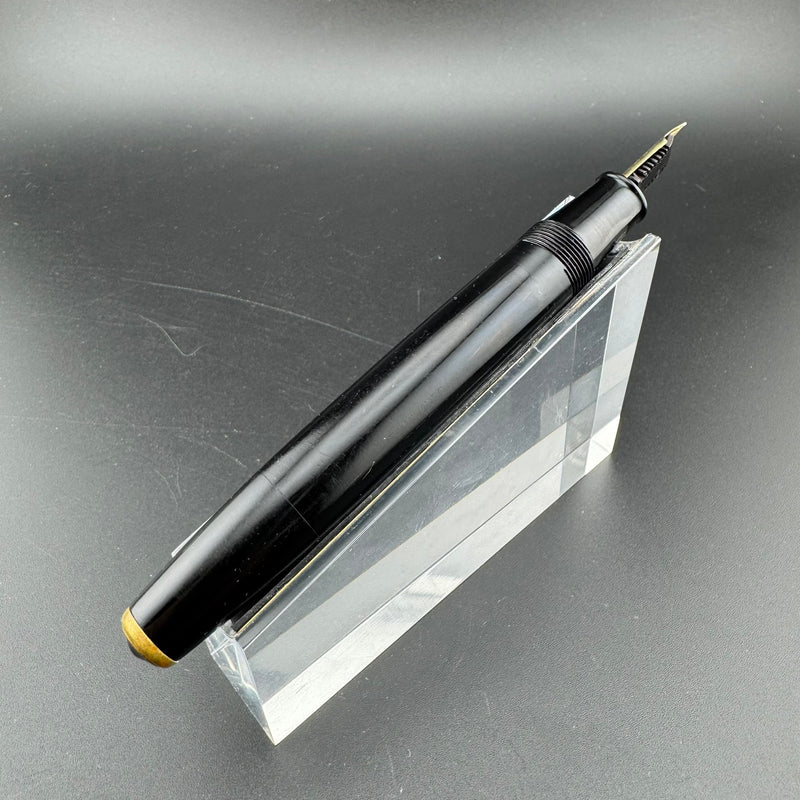 Willow Ebonite Eyedropper Fountain Pen 14K Gold G.K. 