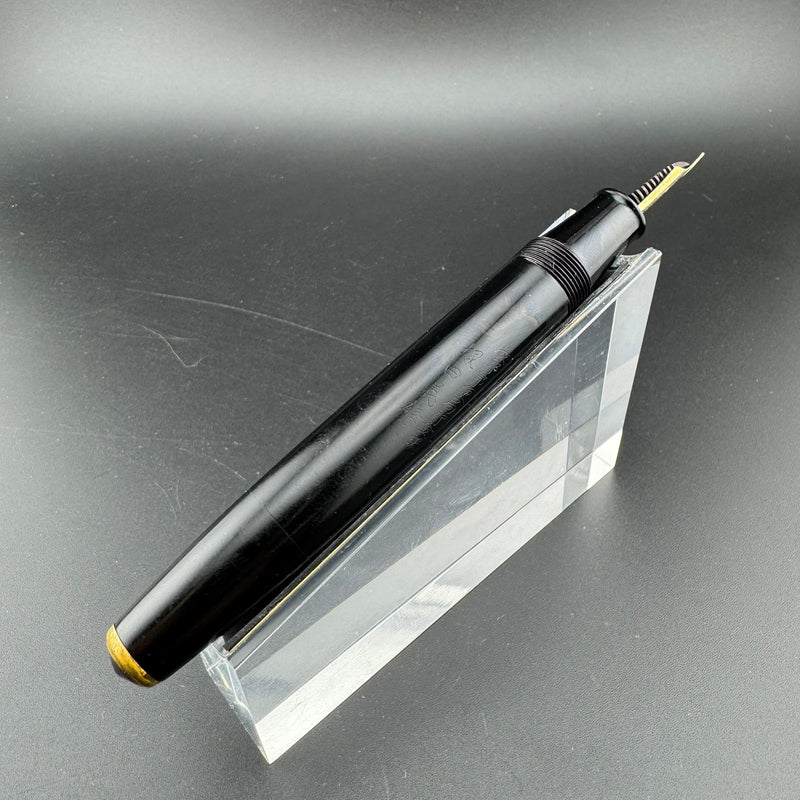 Willow Ebonite Eyedropper Fountain Pen 14K Gold G.K. 