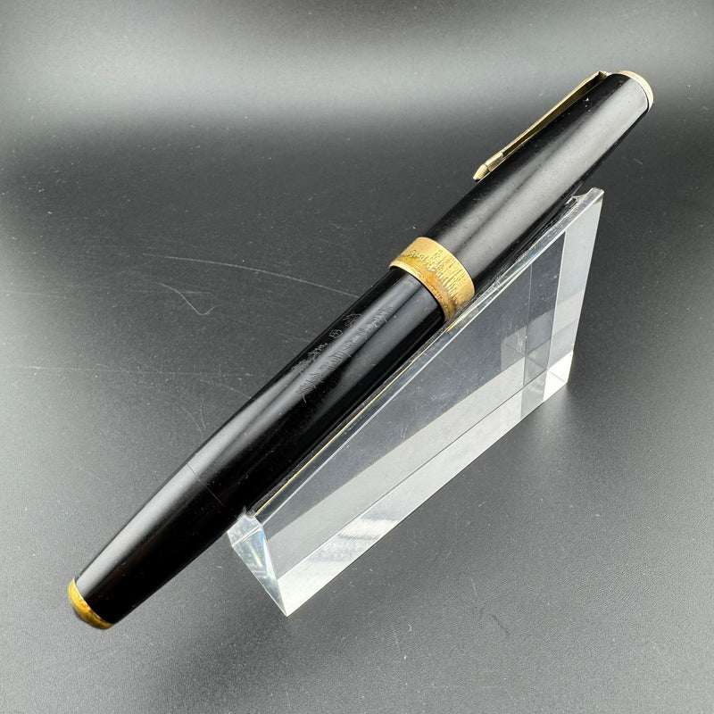 Willow Ebonite Eyedropper Fountain Pen 14K Gold G.K. 