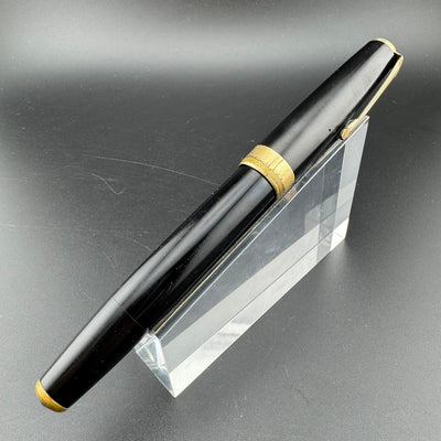 Willow Ebonite Eyedropper Fountain Pen 14K Gold G.K. #40 Extra-Fine Nib Serviced