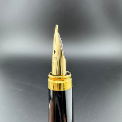 Pilot Cavalier Black & Blue Lacquered Fountain Pen GP Steel Fine Nib