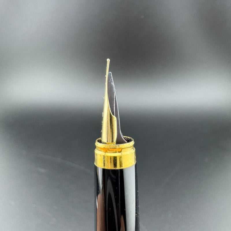 Pilot Cavalier Black & Blue Lacquered Fountain Pen GP Steel Fine Nib