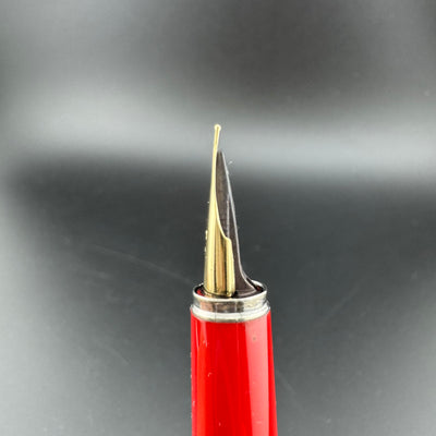 Pilot Red Resin Fountain Pen GP Steel Fine Nib