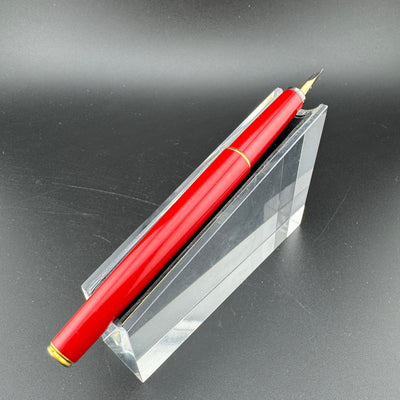 Pilot Red Resin Fountain Pen GP Steel Fine Nib