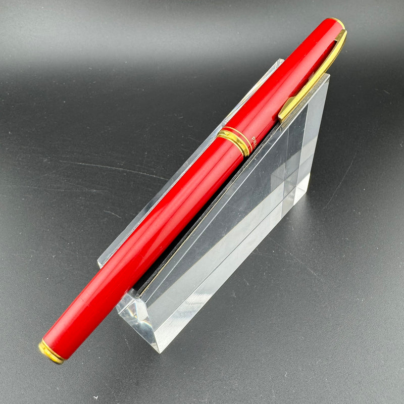 Pilot Red Resin Fountain Pen GP Steel Fine Nib