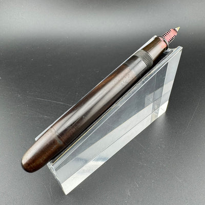HHH Ebonite Eyedropper Fountain Pen 14K Gold Pilot Fine Nib Unrestored