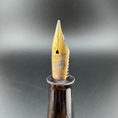 Special Ebonite Eyedropper Fountain Pen 14K Gold Pilot Fine Nib Unrestored