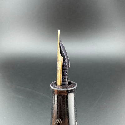 Special Ebonite Eyedropper Fountain Pen 14K Gold Pilot Fine Nib Unrestored
