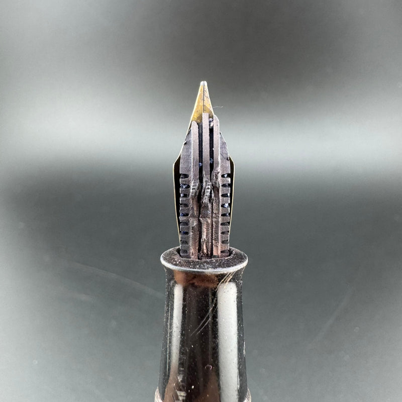 Special Ebonite Eyedropper Fountain Pen 14K Gold Pilot Fine Nib Unrestored