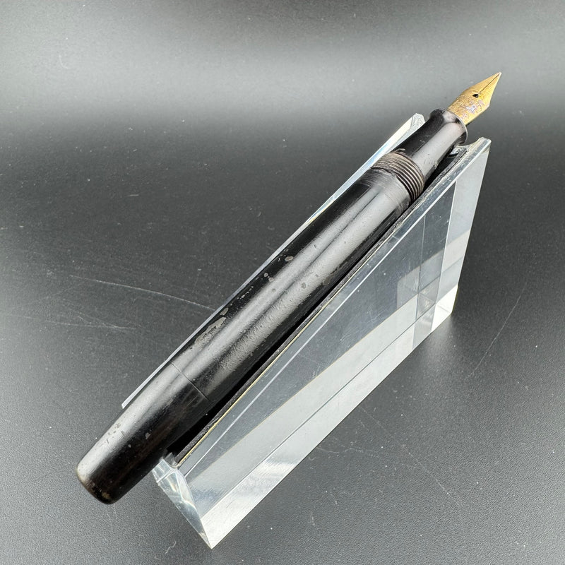 Special Ebonite Eyedropper Fountain Pen 14K Gold Pilot Fine Nib Unrestored