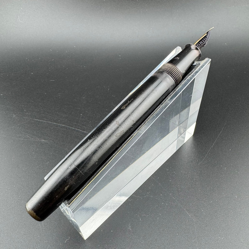 Special Ebonite Eyedropper Fountain Pen 14K Gold Pilot Fine Nib Unrestored