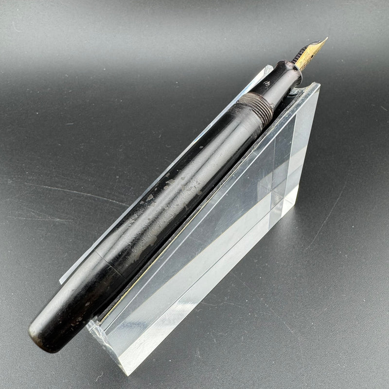 Special Ebonite Eyedropper Fountain Pen 14K Gold Pilot Fine Nib Unrestored
