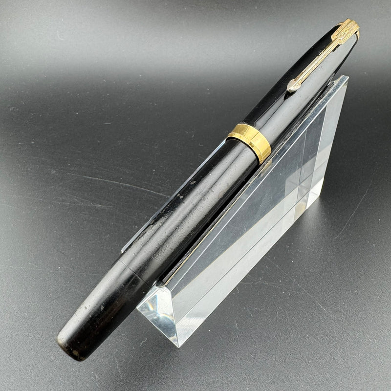 Special Ebonite Eyedropper Fountain Pen 14K Gold Pilot Fine Nib Unrestored