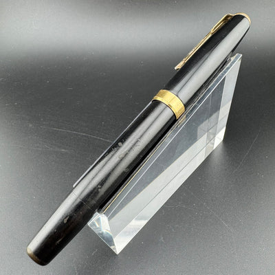 Special Ebonite Eyedropper Fountain Pen 14K Gold Pilot Fine Nib Unrestored