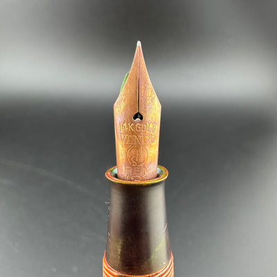 Platinum Celluloid Lever-Filler Fountain Pen 14K Gold Vanco Extra-Fine Nib Unrestored