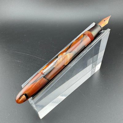 Platinum Celluloid Lever-Filler Fountain Pen 14K Gold Vanco Extra-Fine Nib Unrestored