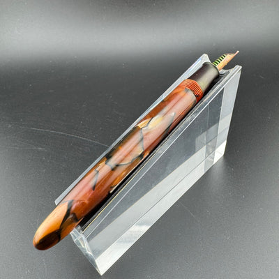 Platinum Celluloid Lever-Filler Fountain Pen 14K Gold Vanco Extra-Fine Nib Unrestored