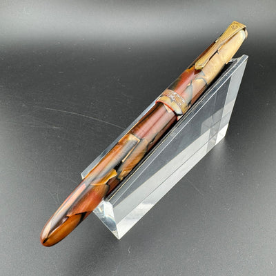 Platinum Celluloid Lever-Filler Fountain Pen 14K Gold Vanco Extra-Fine Nib Unrestored