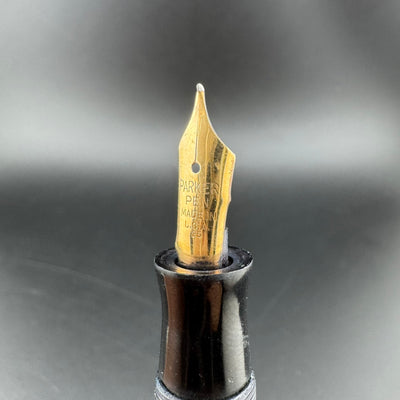 Parker Deluxe Challenger Green & Black Fountain Pen FOR PARTS