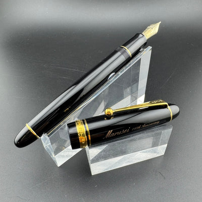 Pilot Custom 742 Black Resin Fountain Pen 14K Gold Medium Nib w/Box NOS