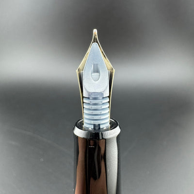 Pilot Custom 742 Black Resin Fountain Pen 14K Gold Medium Nib w/Box NOS
