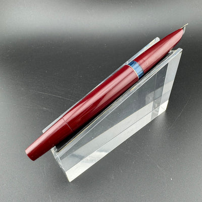 Montblanc No. 32 S Burgundy Fountain Pen 14K Gold Extra-Fine Nib Serviced