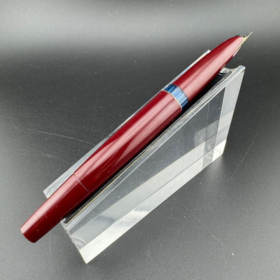 Montblanc No. 32 S Burgundy Fountain Pen 14K Gold Extra-Fine Nib Serviced