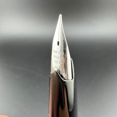 Pilot Elite Checkered Pocket Fountain Pen 18K Gold Fine Nib May 1978