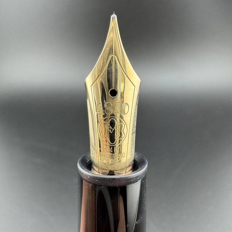 Montblanc Meisterstück No. 146 Fountain Pen 14K Gold Fine Nib Serviced