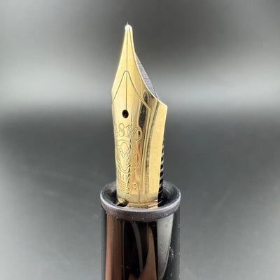 Montblanc Meisterstück No. 146 Fountain Pen 14K Gold Fine Nib Serviced