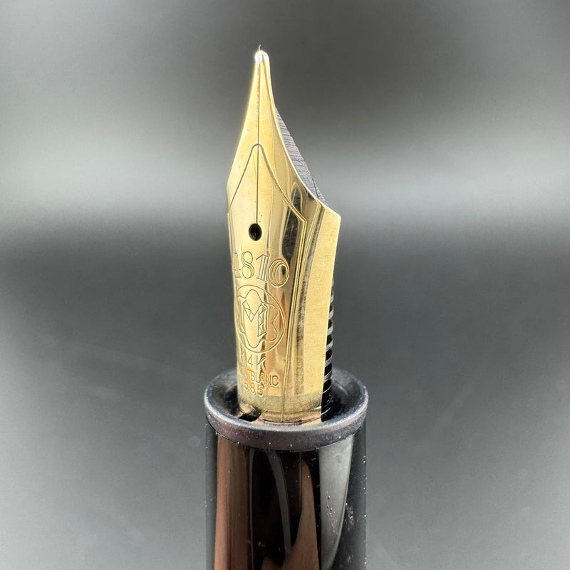 Montblanc Meisterstück No. 146 Fountain Pen 14K Gold Fine Nib Serviced