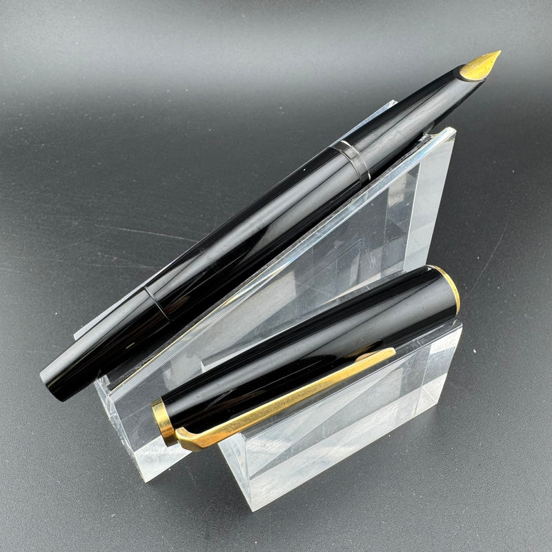 Montblanc Classic No. 420 Black Resin Fountain Pen Steel Fine Nib